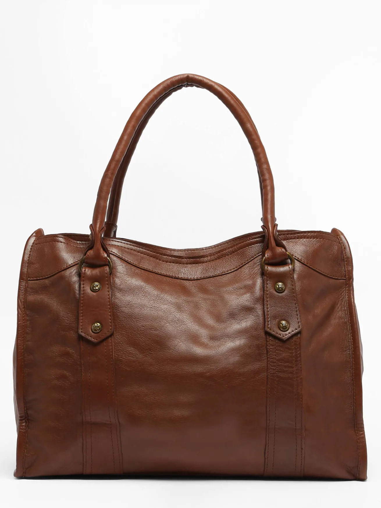 Sac Shopping Cow cuir BASILIC PEPPER