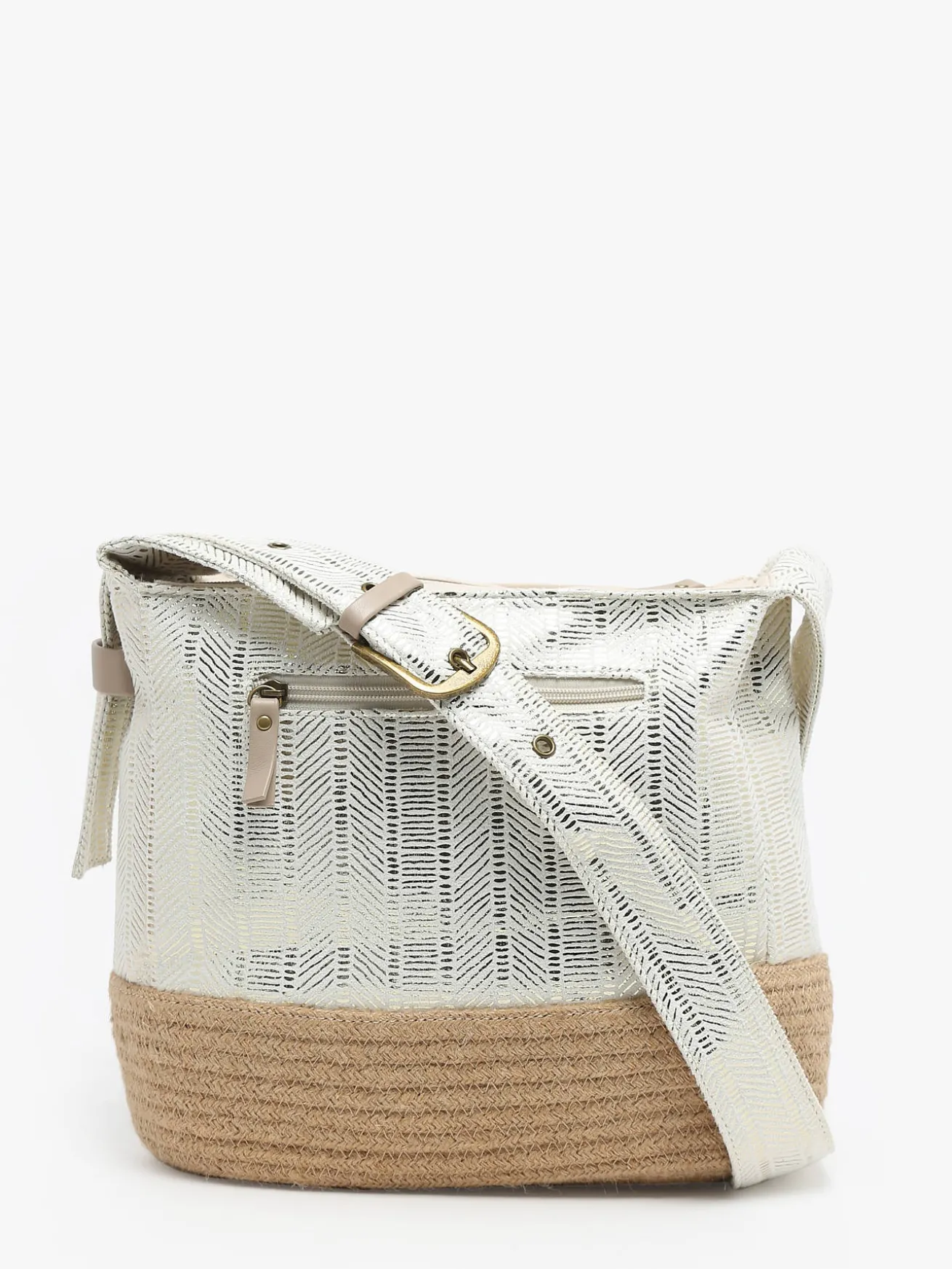 Sac shopping Guimauve LE VOYAGE EN PANIER