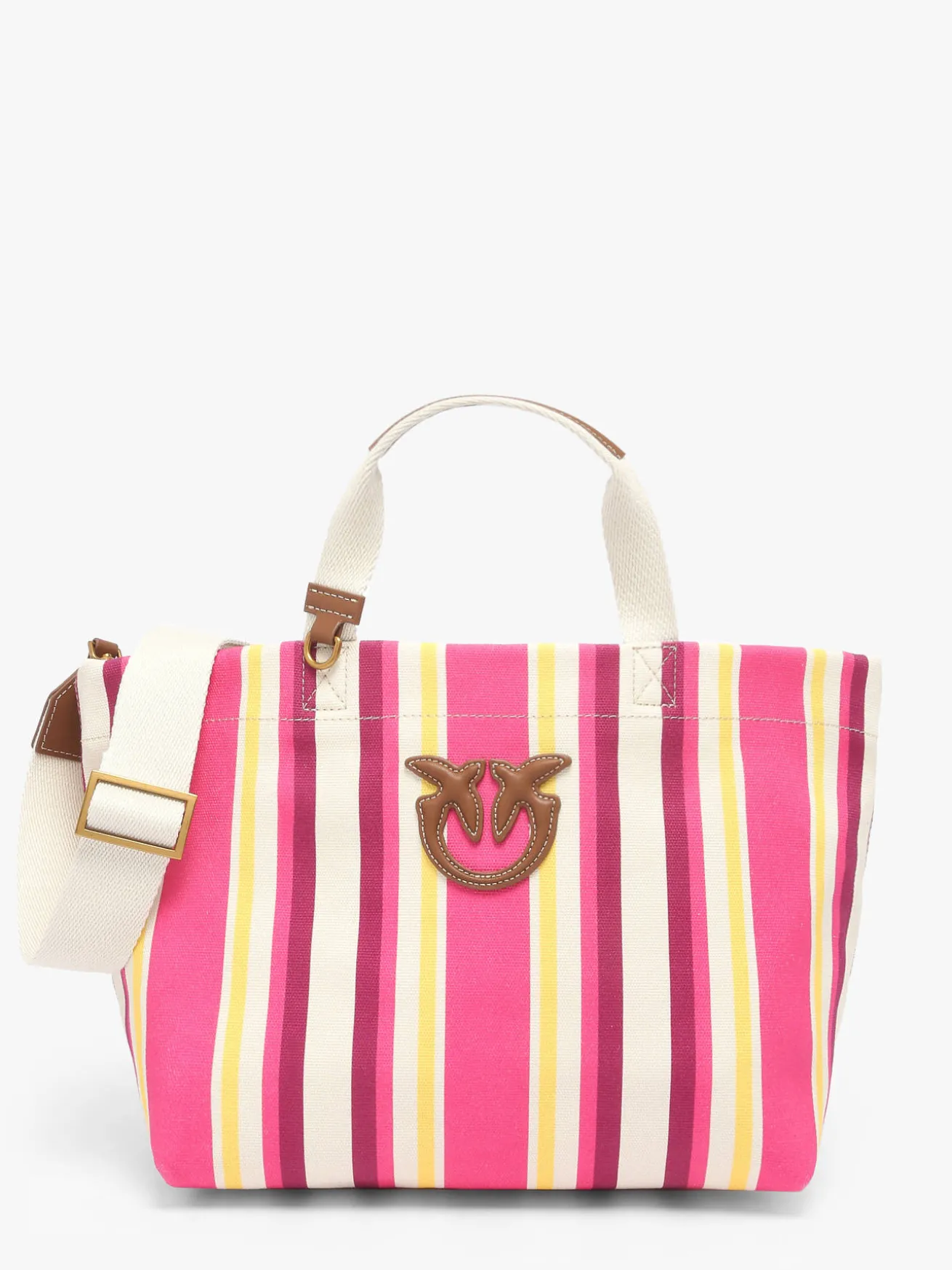 Sac shopping Logo shopper coton PINKO
