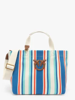 Sac shopping Logo shopper coton PINKO
