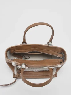 Sac trapèze Mailbox Shearling cuir LONGCHAMP