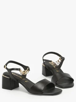 Sandales à talon en cuir TAMARIS