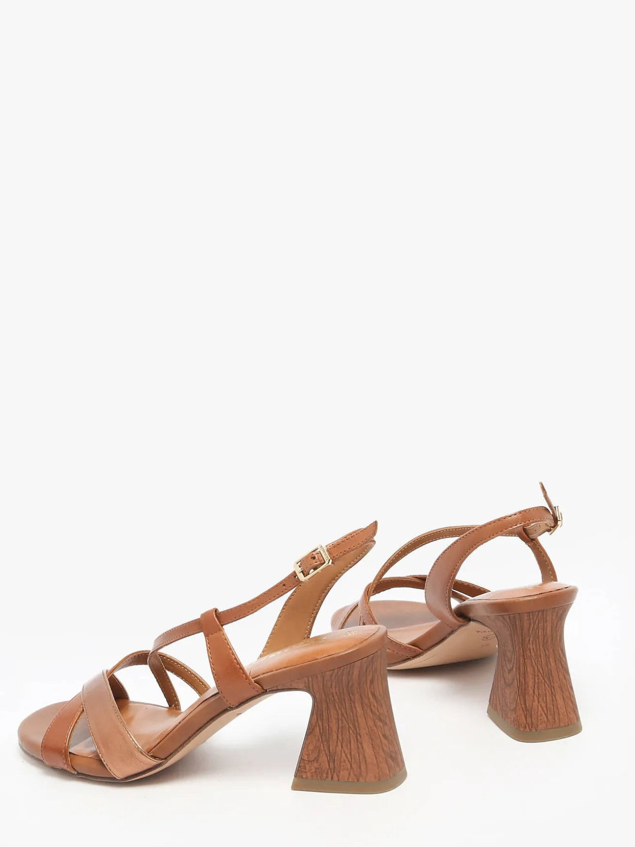 Sandales à talon en cuir TAMARIS