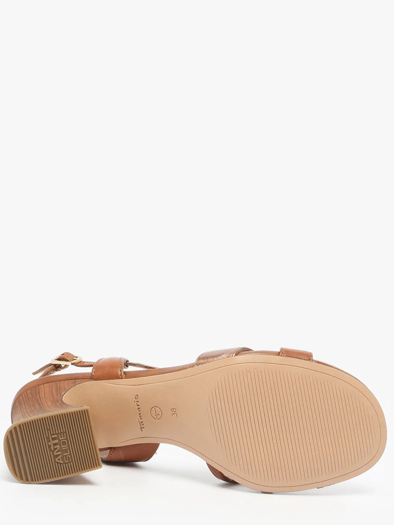 Sandales à talon en cuir TAMARIS