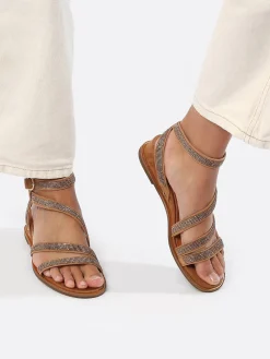 Sandales en cuir MAM'ZELLE
