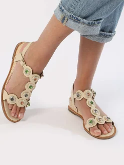 Sandales en cuir MAM'ZELLE