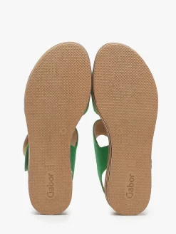 Sandales semelle compensée en cuir GABOR