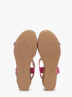 Sandales semelle compensée en cuir GABOR