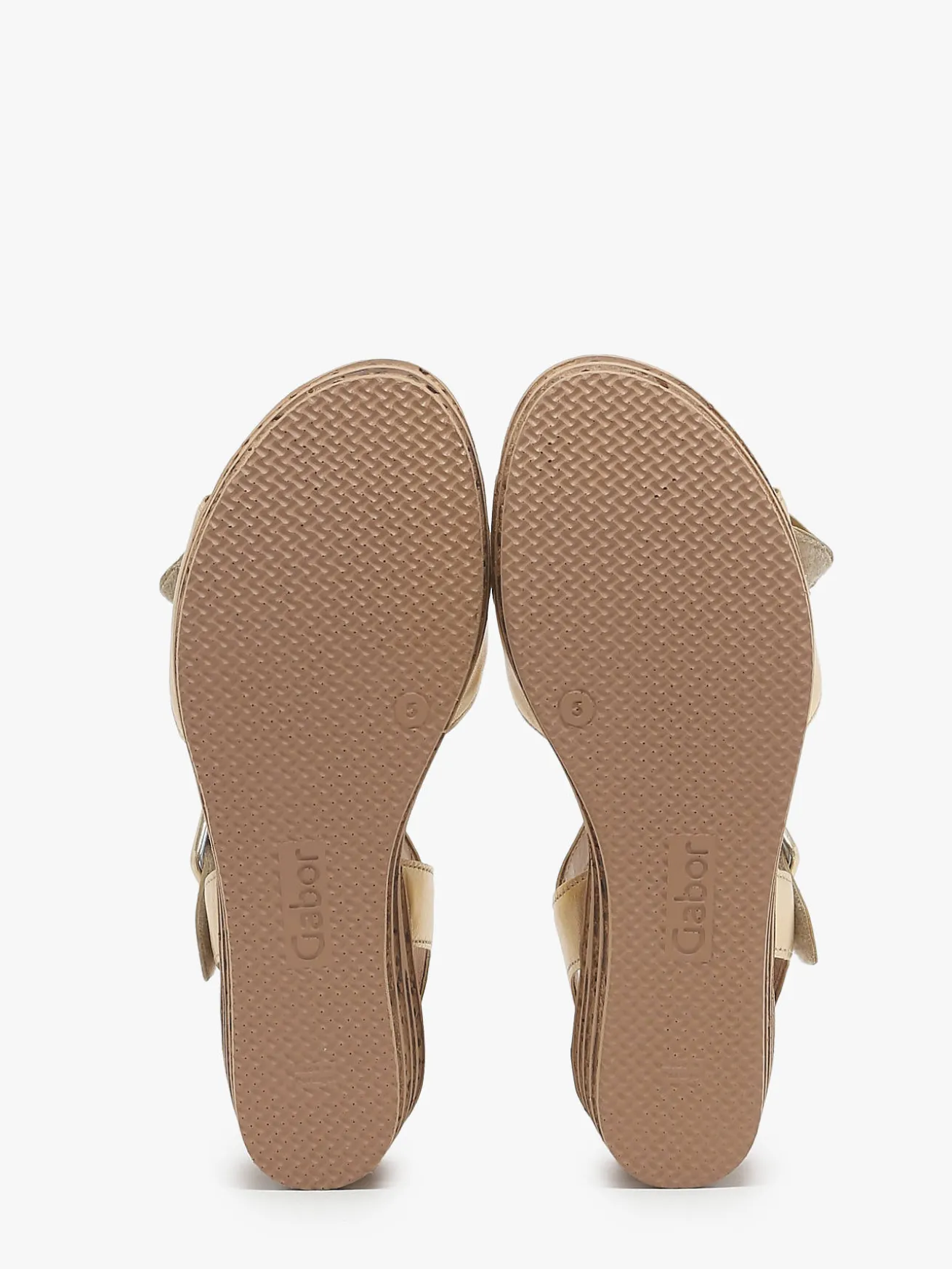 Sandales semelle compensée en cuir GABOR
