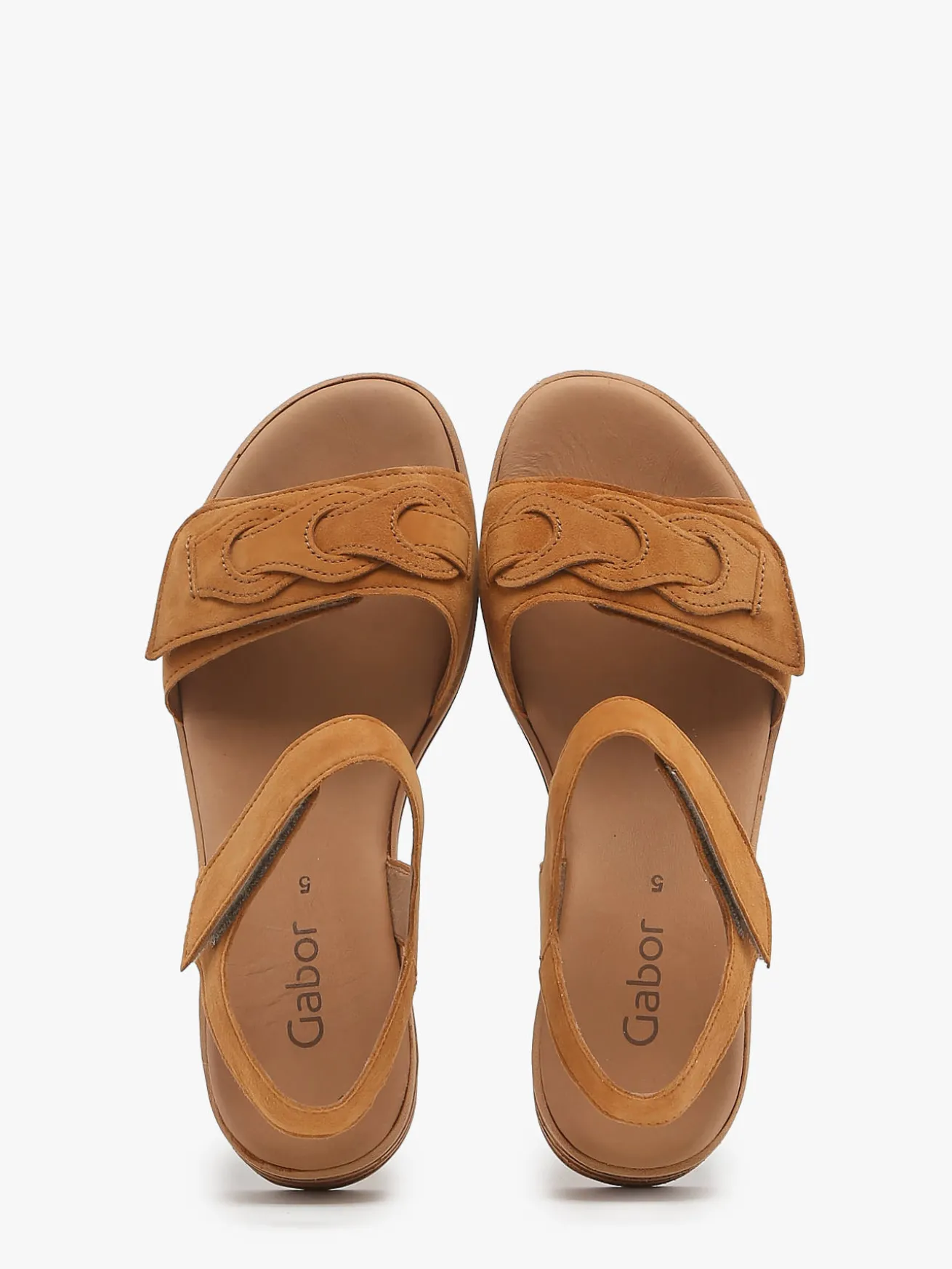 Sandales semelle compensée en cuir GABOR