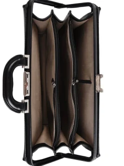 Serviette Crosta 3 compartiments cuir ETRIER