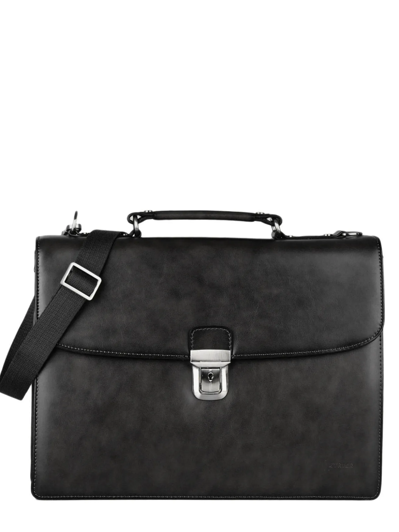 Serviette Crosta 2 compartiments cuir ETRIER