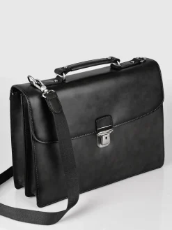 Serviette Crosta 2 compartiments cuir ETRIER