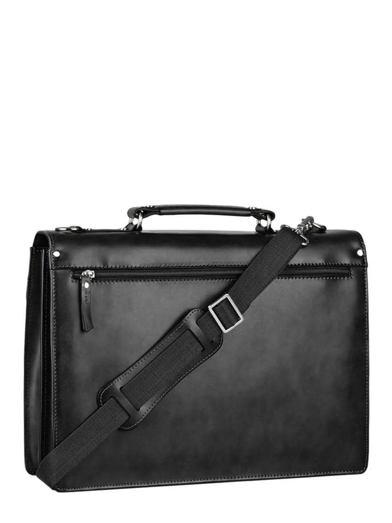 Serviette Crosta 2 compartiments cuir ETRIER