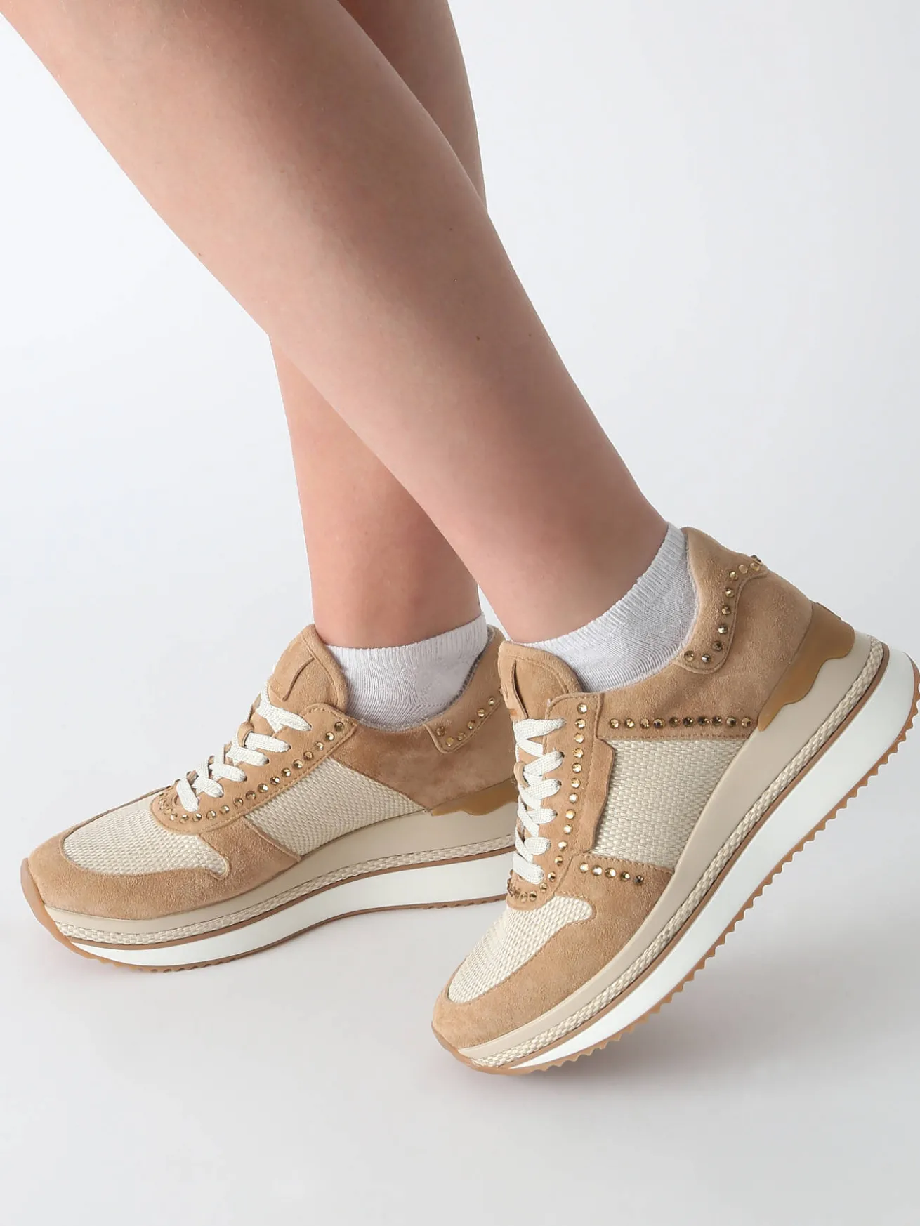 Sneakers Ebreli en cuir MAM'ZELLE