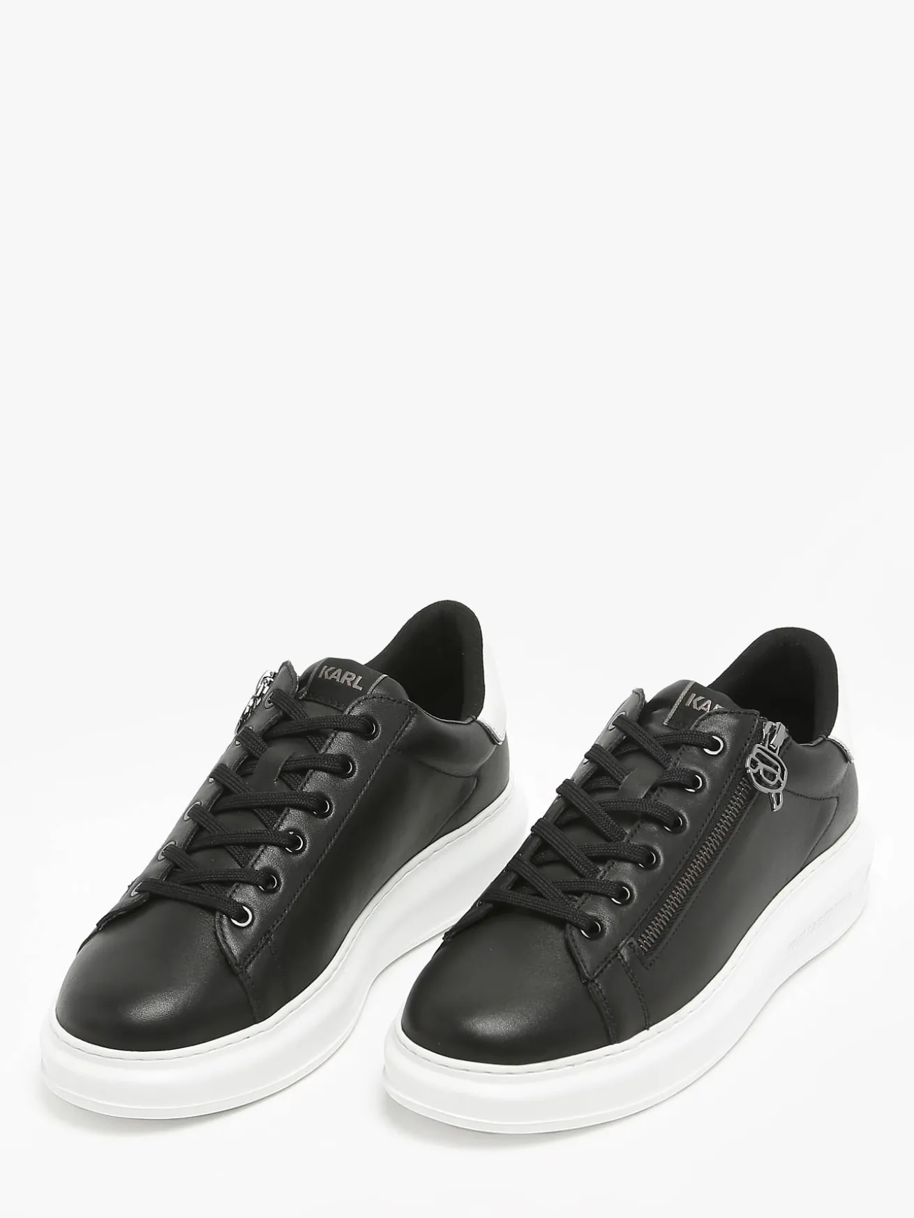 Sneakers Kapri NFT Zip en cuir KARL LAGERFELD