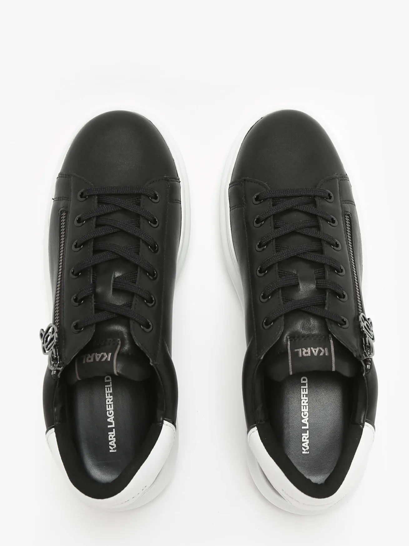 Sneakers Kapri NFT Zip en cuir KARL LAGERFELD
