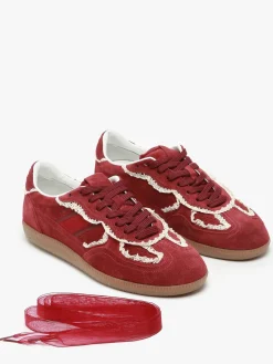 Sneakers Tb.490 Crochet Burgundy en cuir ALOHAS