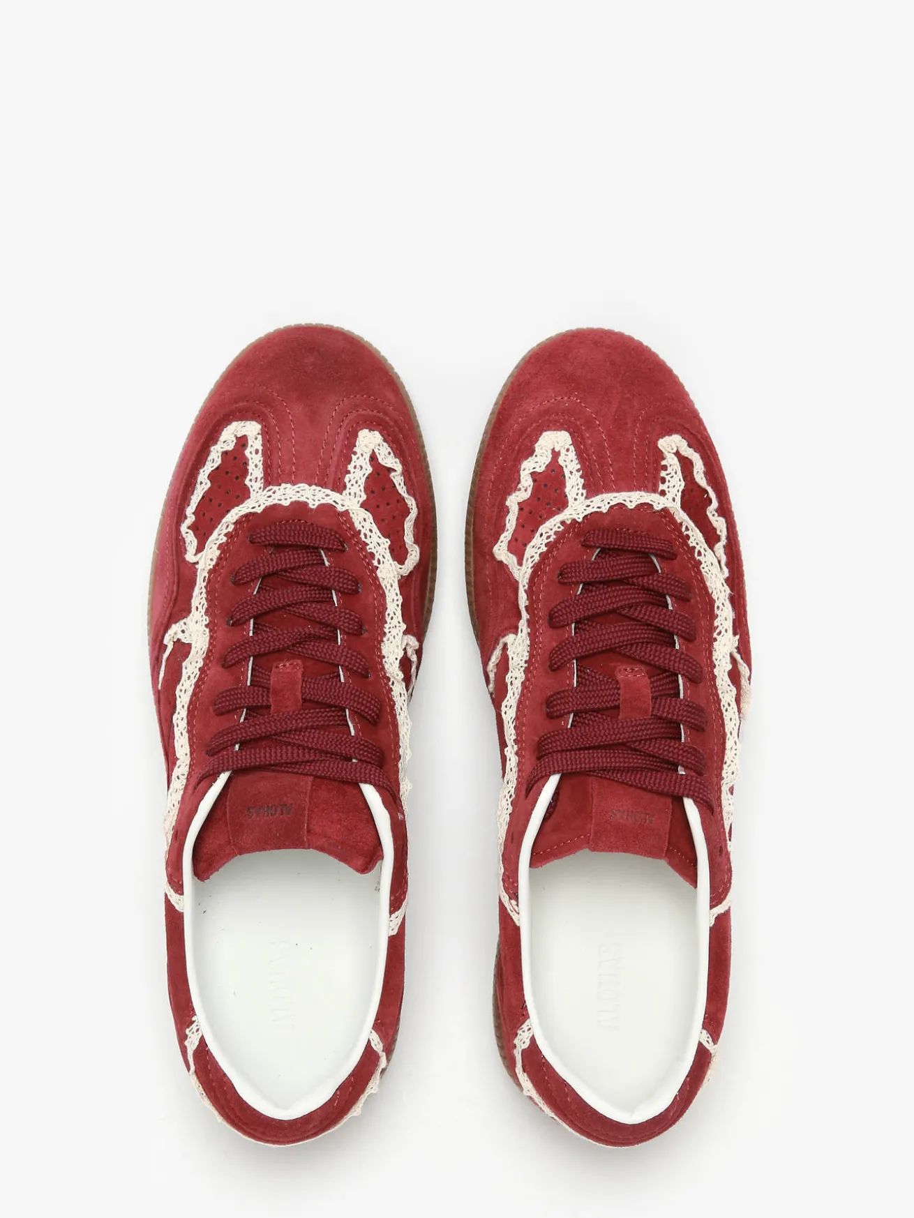 Sneakers Tb.490 Crochet Burgundy en cuir ALOHAS