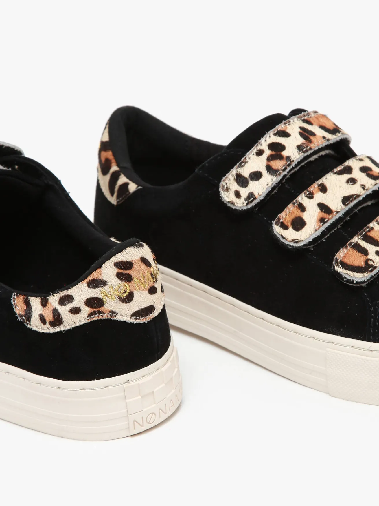 Sneakers velcro Arcade en cuir NO NAME