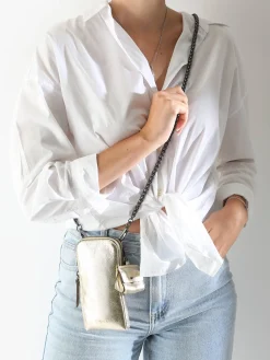 Étui téléphone Emeraude cuir ETRIER