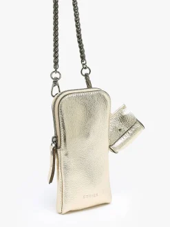 Étui téléphone Emeraude cuir ETRIER