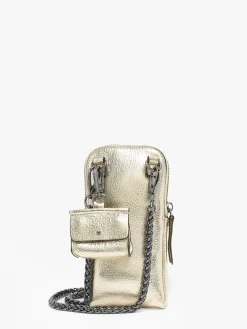 Étui téléphone Emeraude cuir ETRIER