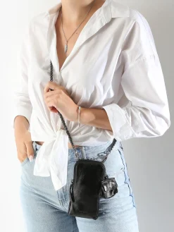Étui téléphone Emeraude cuir ETRIER
