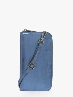Étui téléphone et bandoulière cuir MILANO
